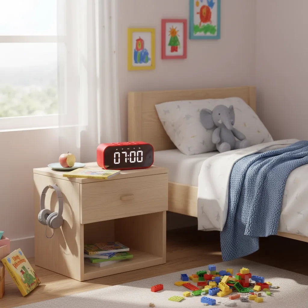 Réveil Connecté Enfant avec Haut-Parleur