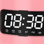 Réveil Connecté Original Rose Cylindrique