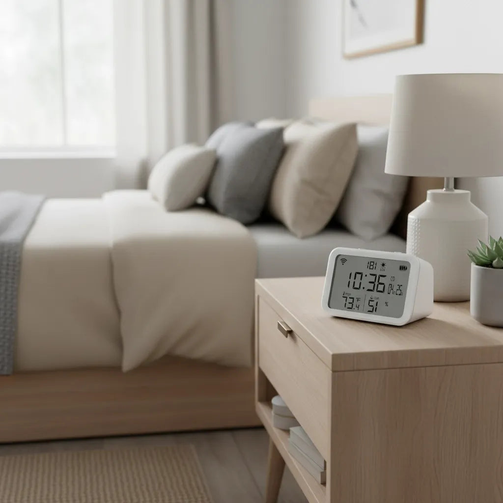 Réveil Connecté Pratique Blanc