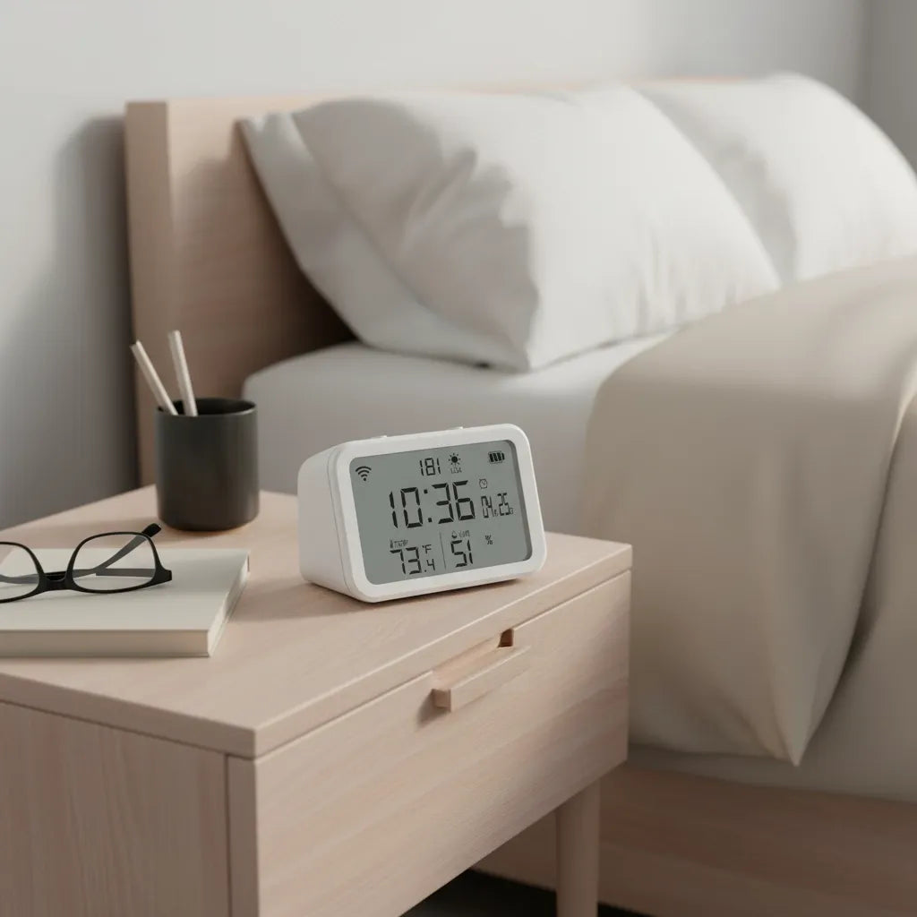 Réveil Connecté Pratique Blanc