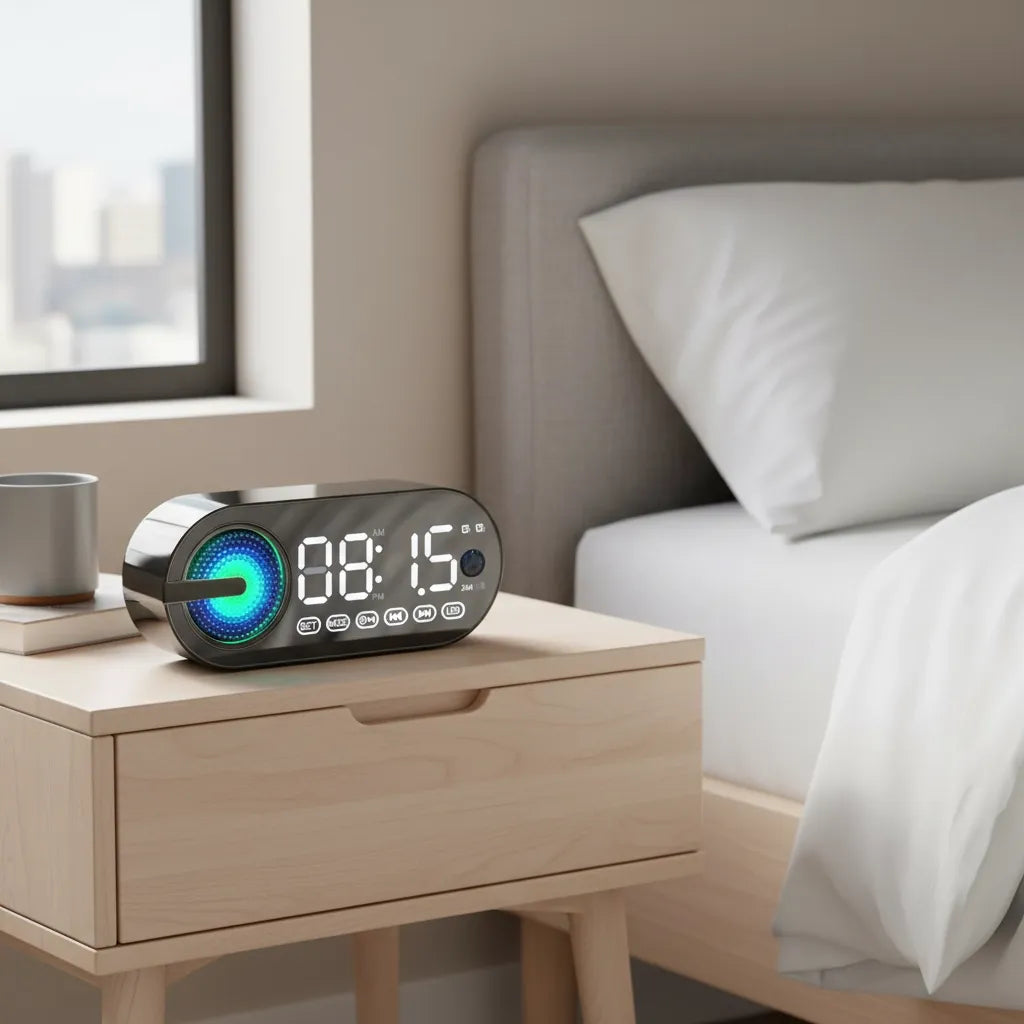 Réveil Connecté Radio Miroir