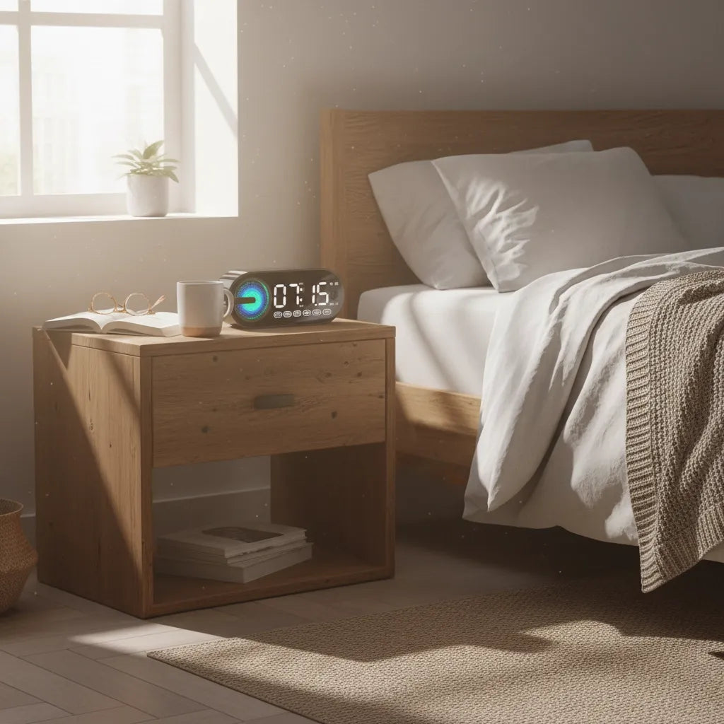 Réveil Connecté Radio Miroir