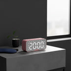 Réveil Connecté Rose Avec Haut-Parleur