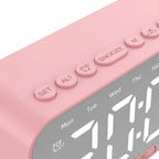 Réveil Connecté Rose Avec Haut-Parleur