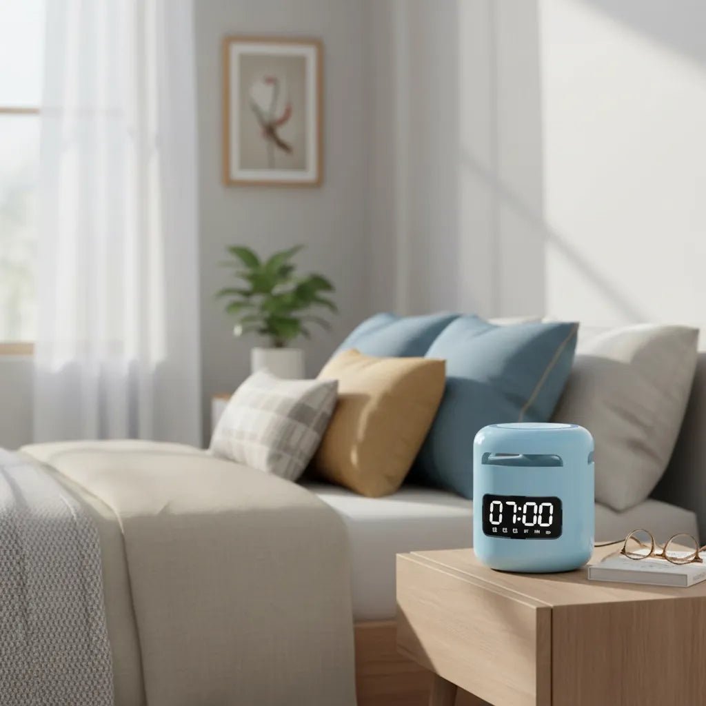 Réveil Connecté Smartphone Bleu Hifi