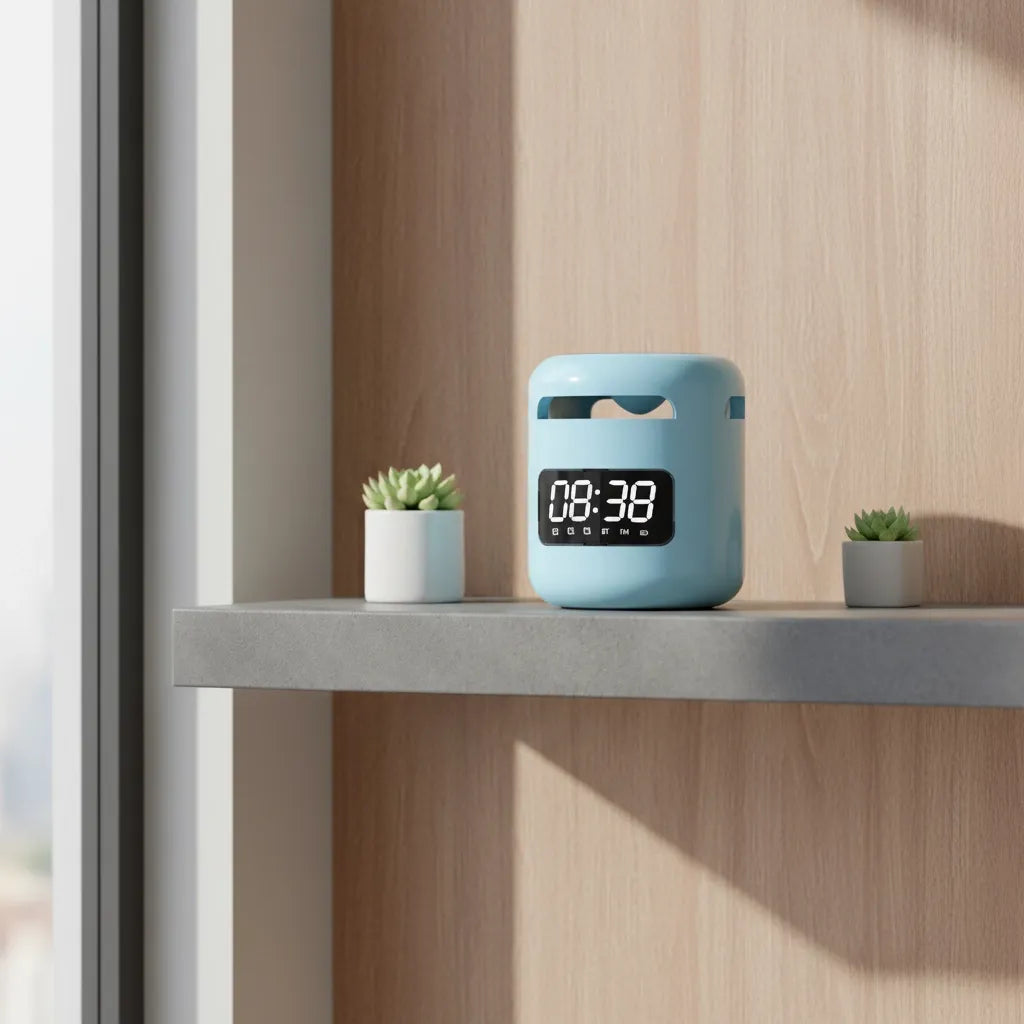 Réveil Connecté Smartphone Bleu Hifi