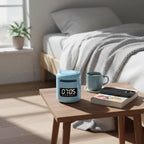 Réveil Connecté Smartphone Bleu Hifi