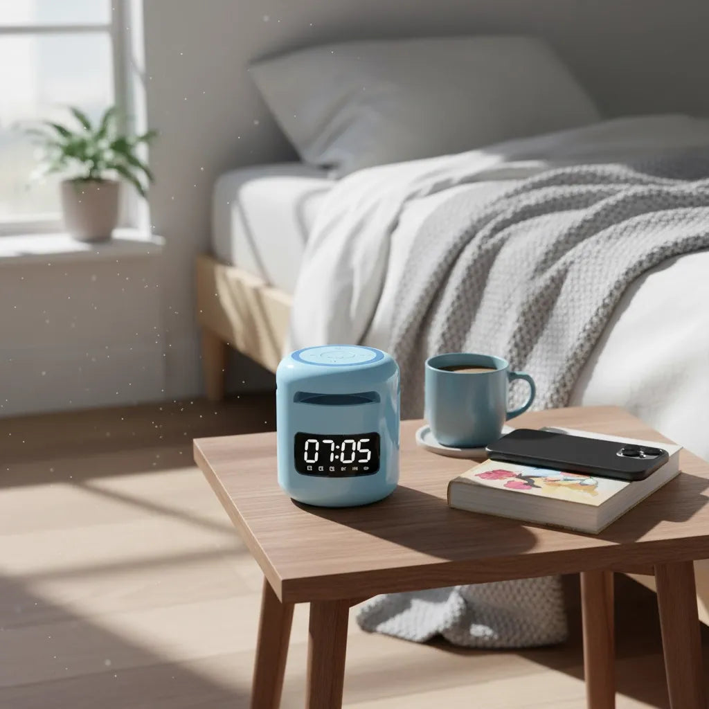 Réveil Connecté Smartphone Bleu Hifi