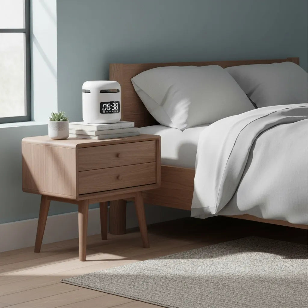 Réveil Connecté Téléphone Blanc HiFi