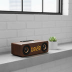 Réveil Connecté Vintage en Bois