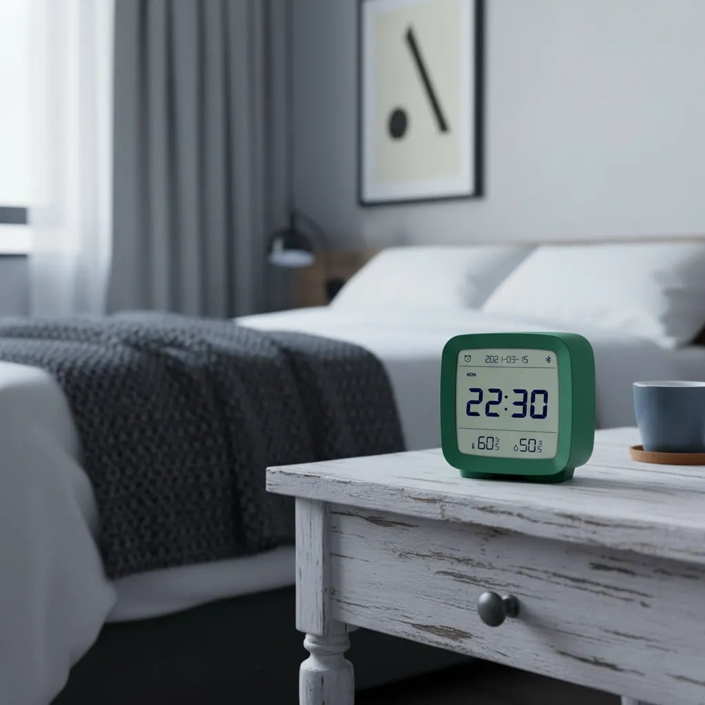 Réveil de Voyage à Piles Bluetooth