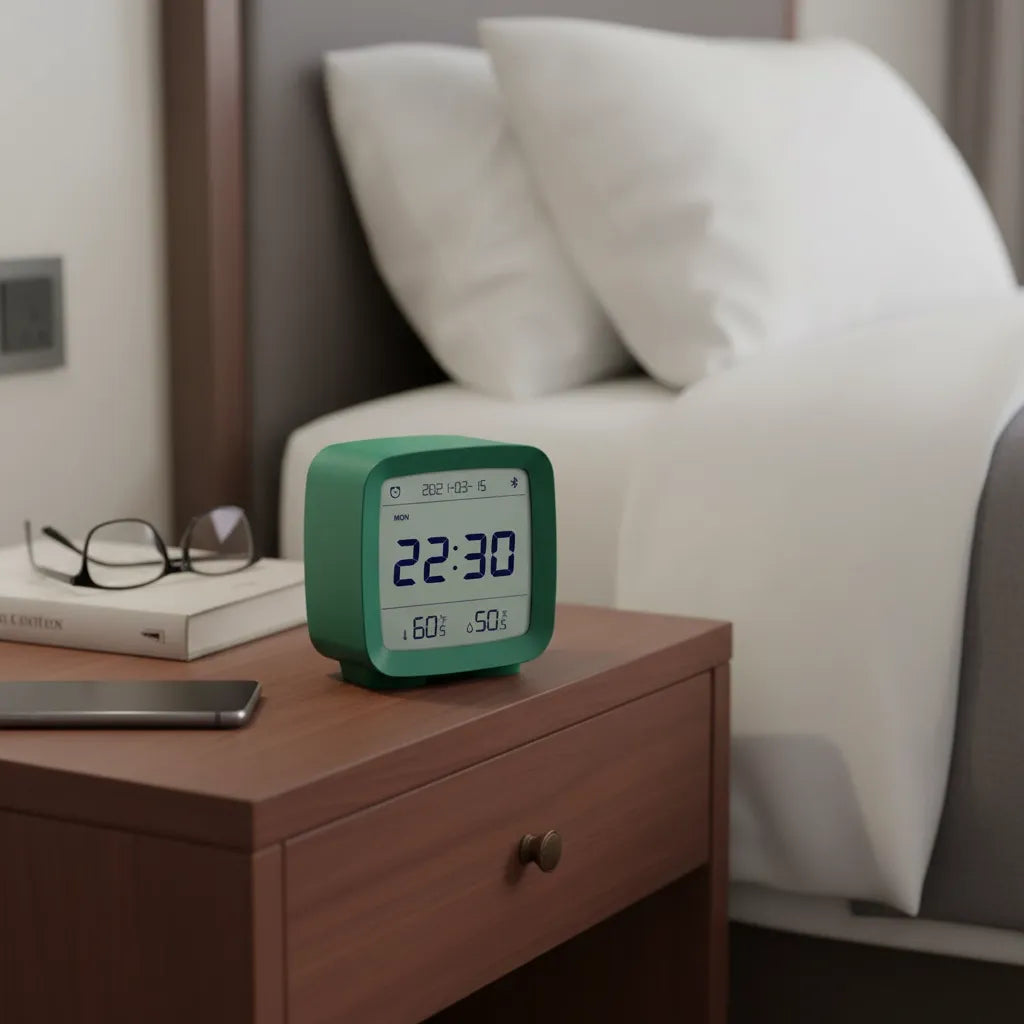 Réveil de Voyage à Piles Bluetooth