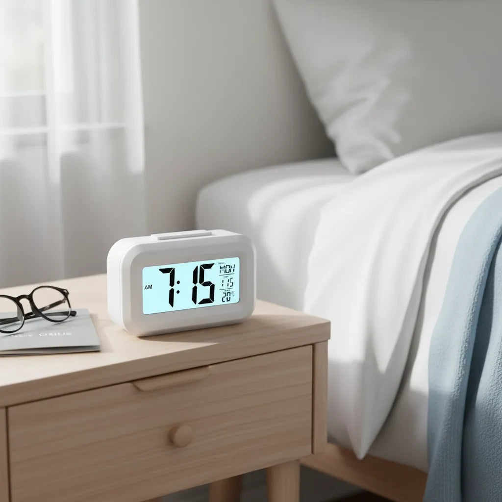 Réveil de Voyage à Piles Boutons