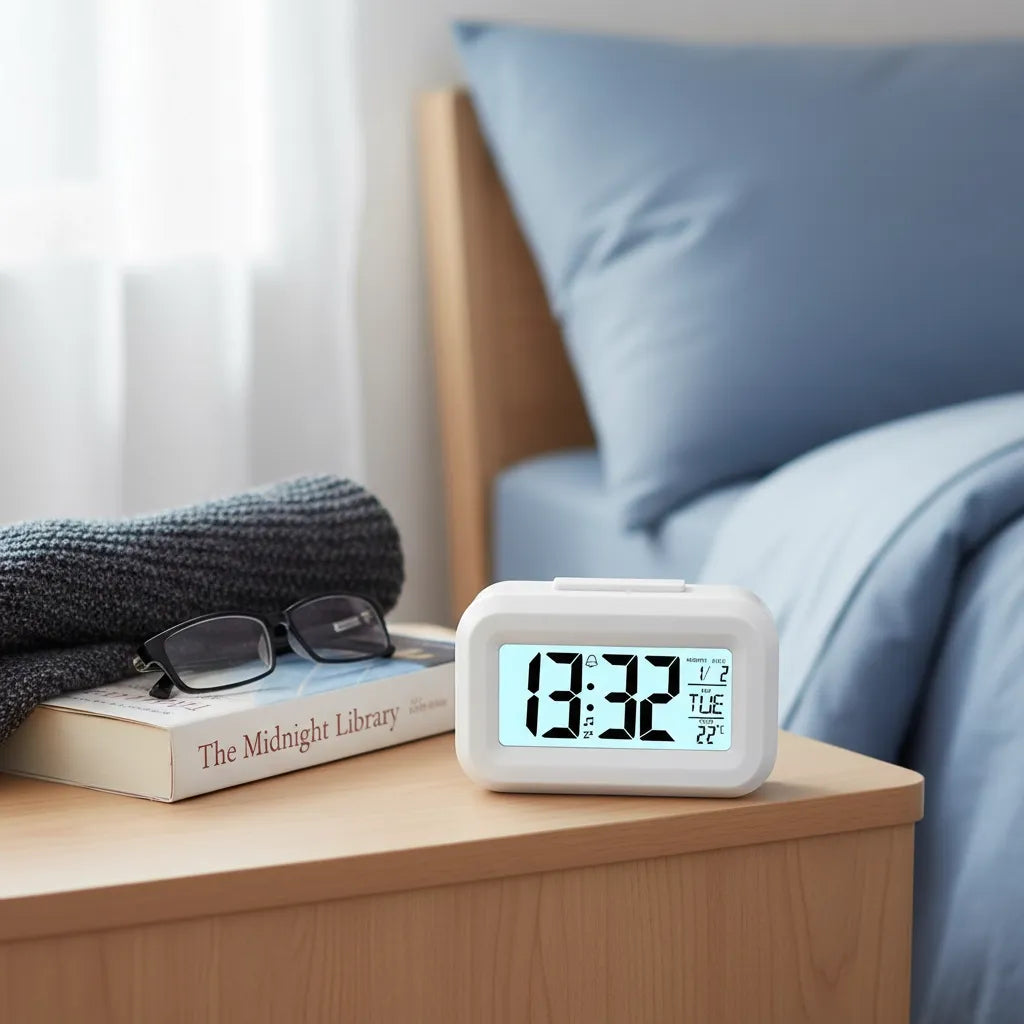 Réveil de Voyage à Piles Boutons