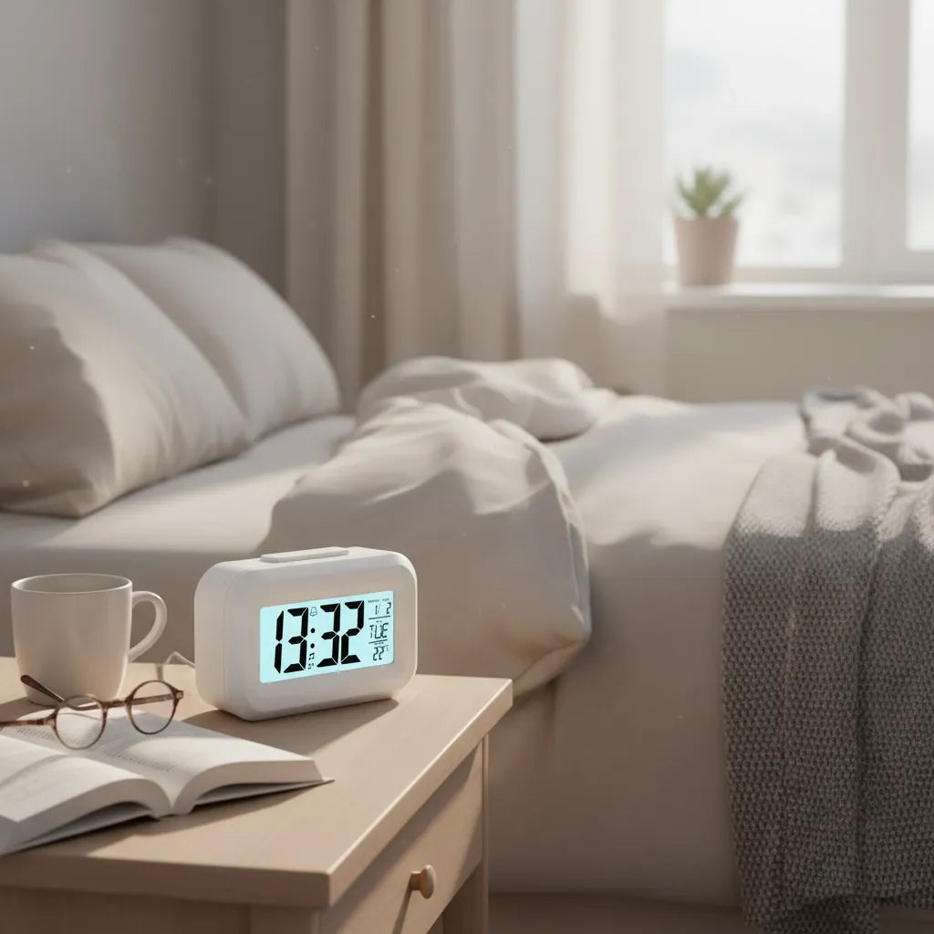 Réveil de Voyage à Piles Boutons