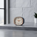 Réveil Design Luxe Doré
