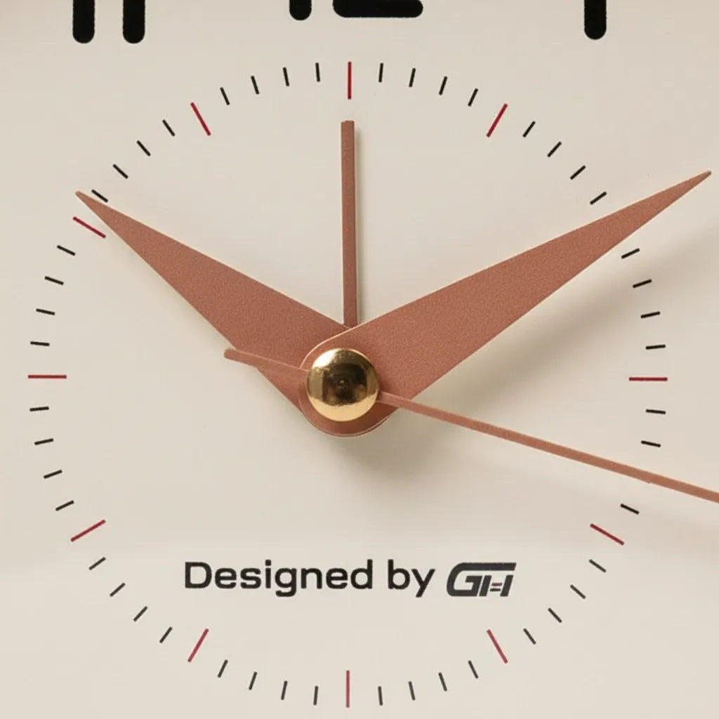 Réveil Design Luxe Doré