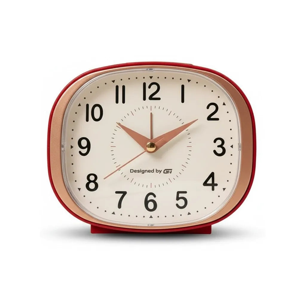 Réveil Design Luxe Doré