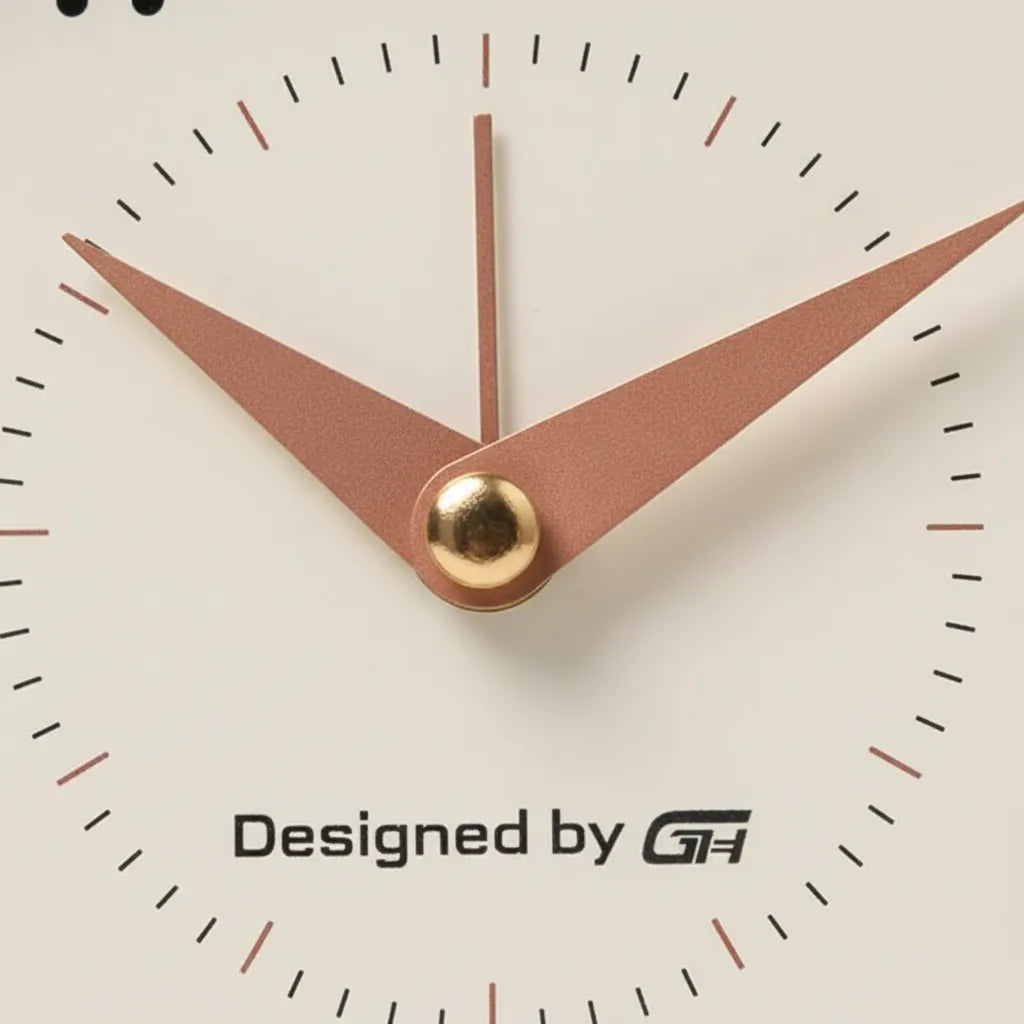 Réveil Design Luxe Doré