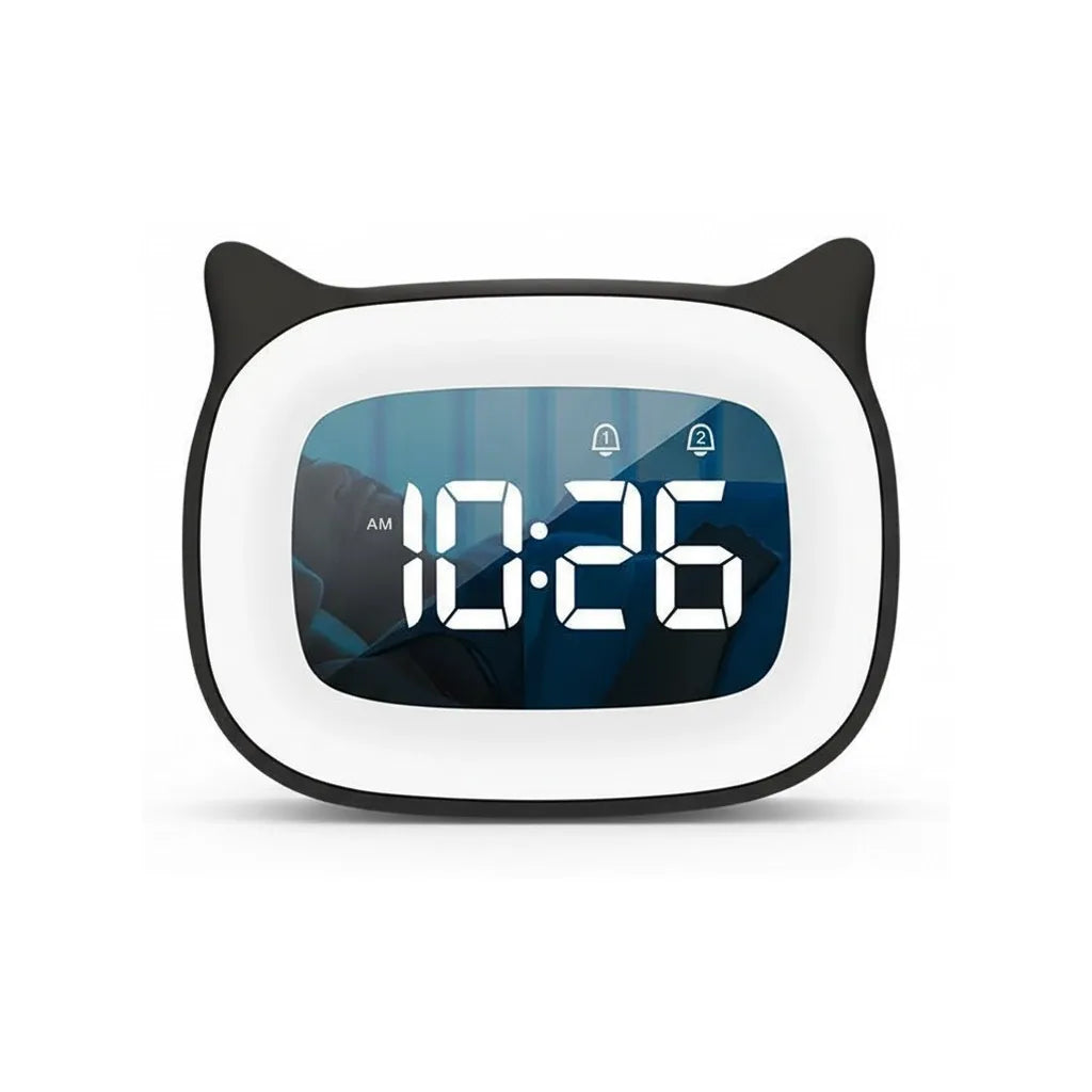 Réveil Design Noir Jour/Nuit