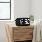 Réveil Digital à Pile avec Affichage LED