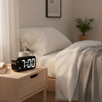 Réveil Digital à Pile avec Affichage LED