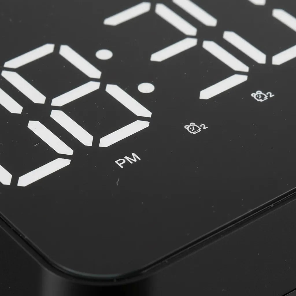 Réveil Digital à Piles Moderne