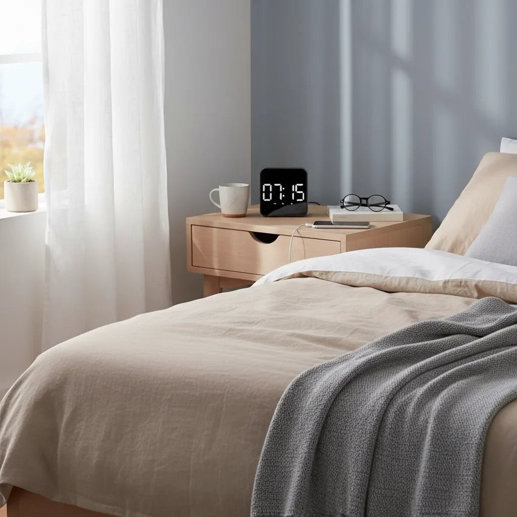 Réveil Digital à Piles Moderne