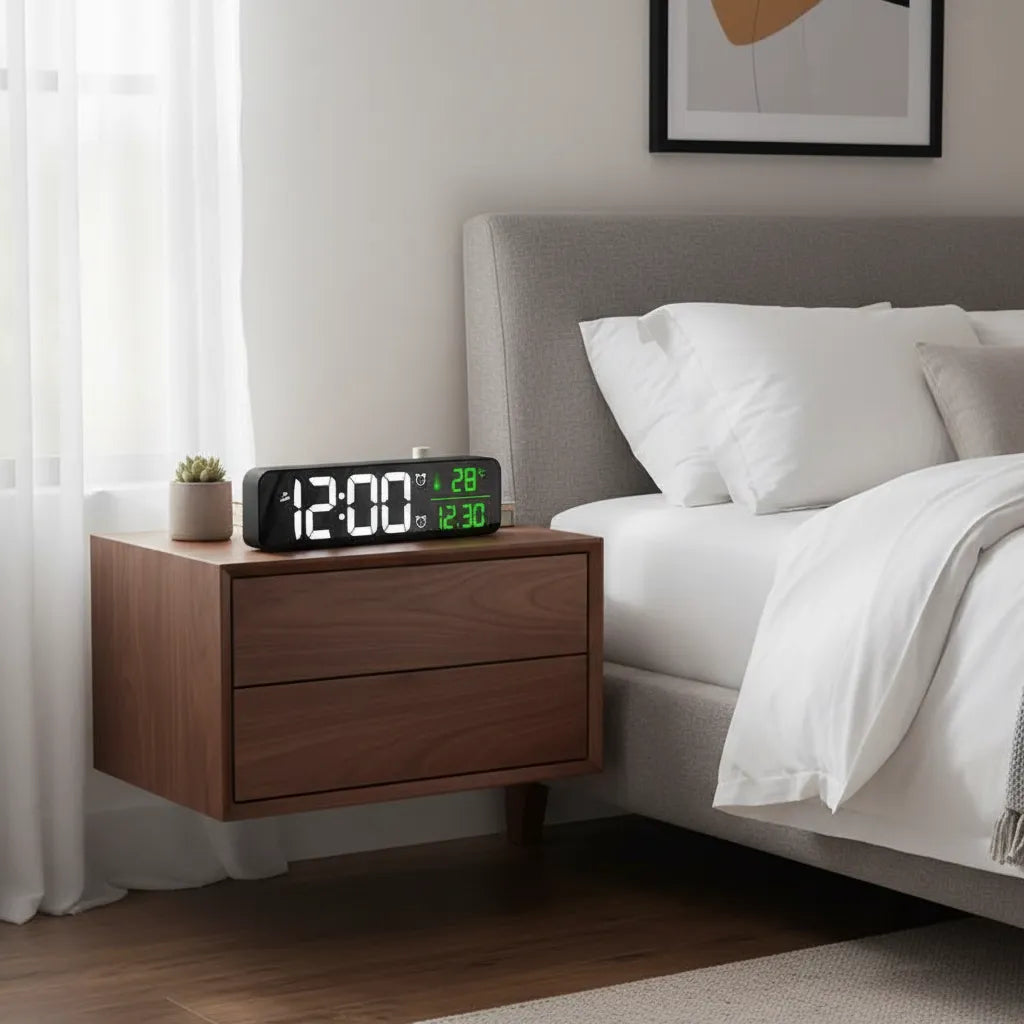 Réveil Digital Avec Date Et Température