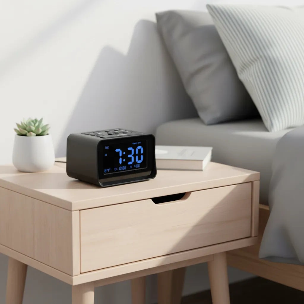 Réveil Digital avec Radio et Écran