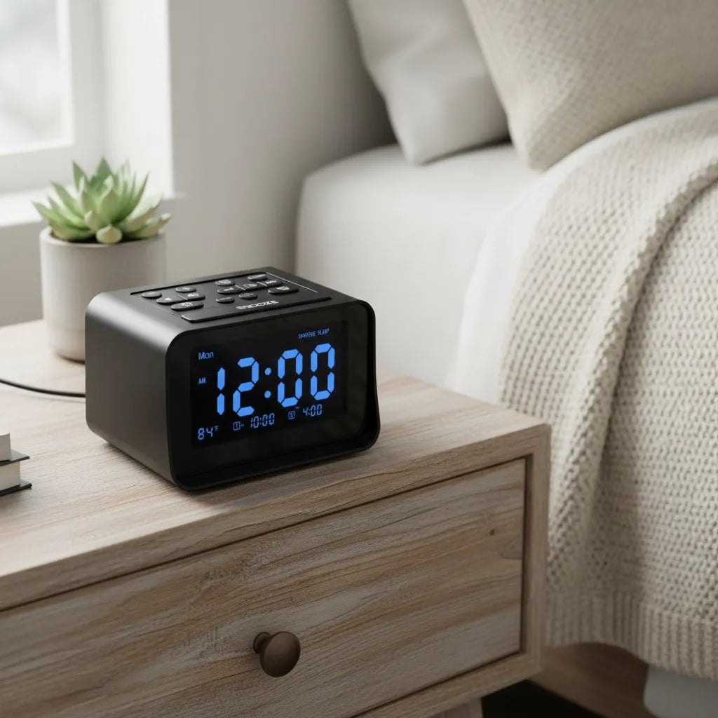 Réveil Digital avec Radio et Écran