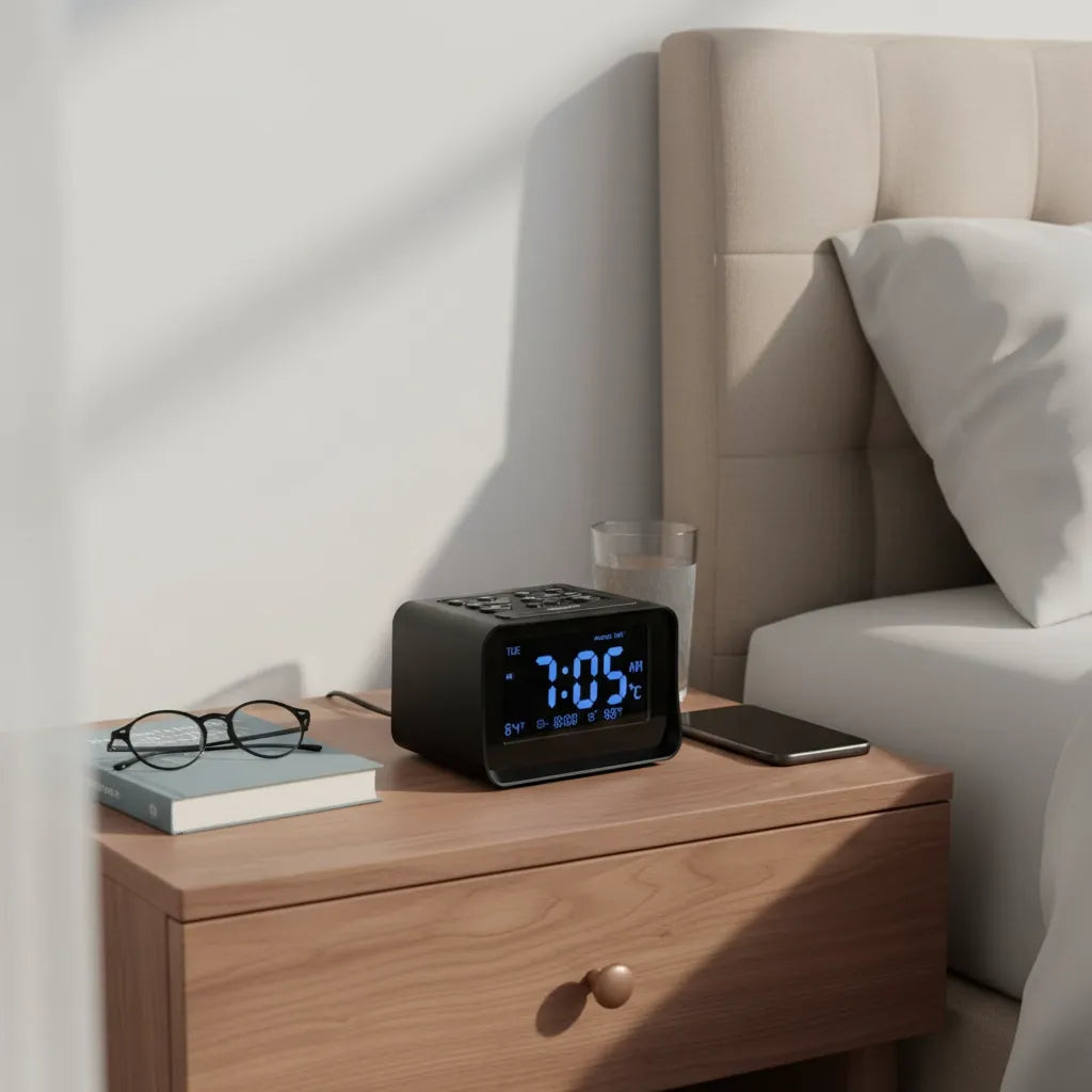 Réveil Digital avec Radio et Écran