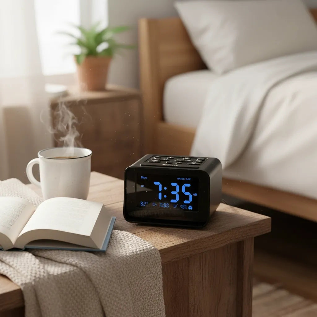 Réveil Digital avec Radio et Écran