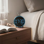 Réveil Digital avec Température en Métal