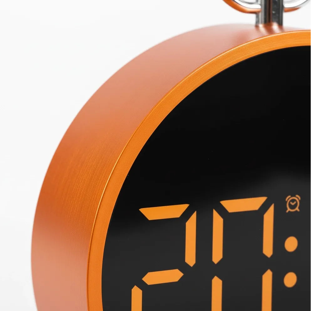 Réveil Digital avec Température en Métal