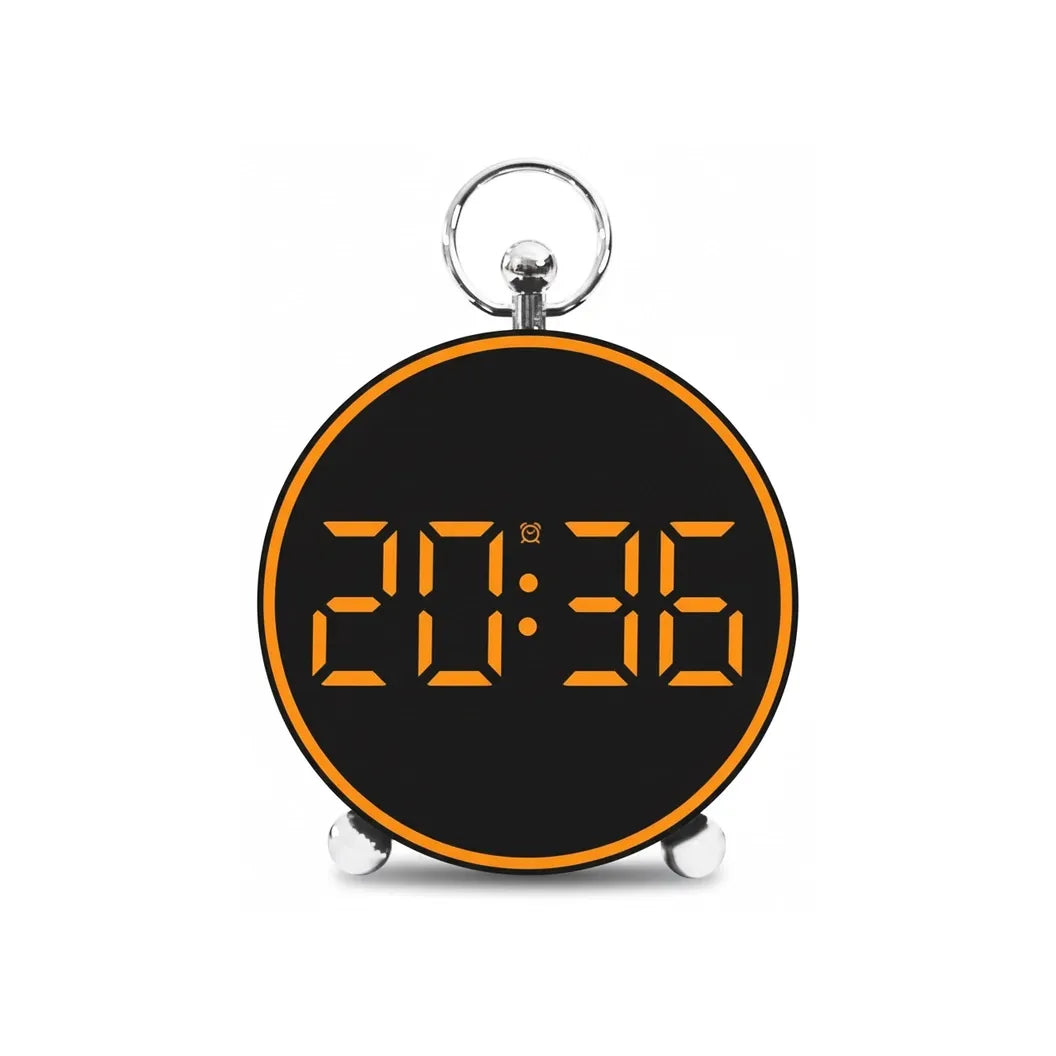 Réveil Digital avec Température en Métal