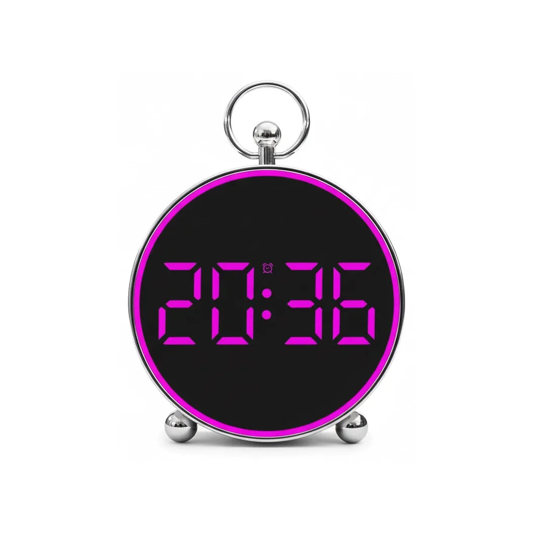 Réveil Digital avec Température en Métal