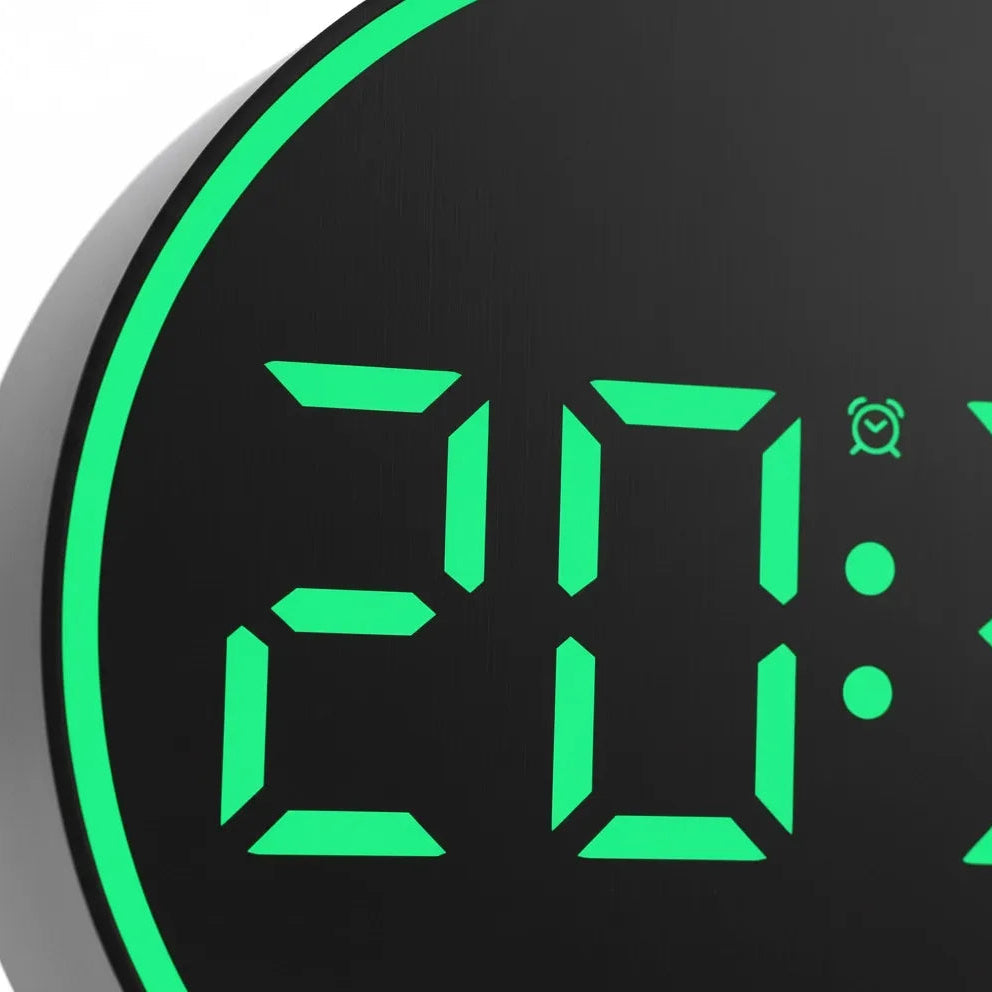 Réveil Digital avec Température en Métal