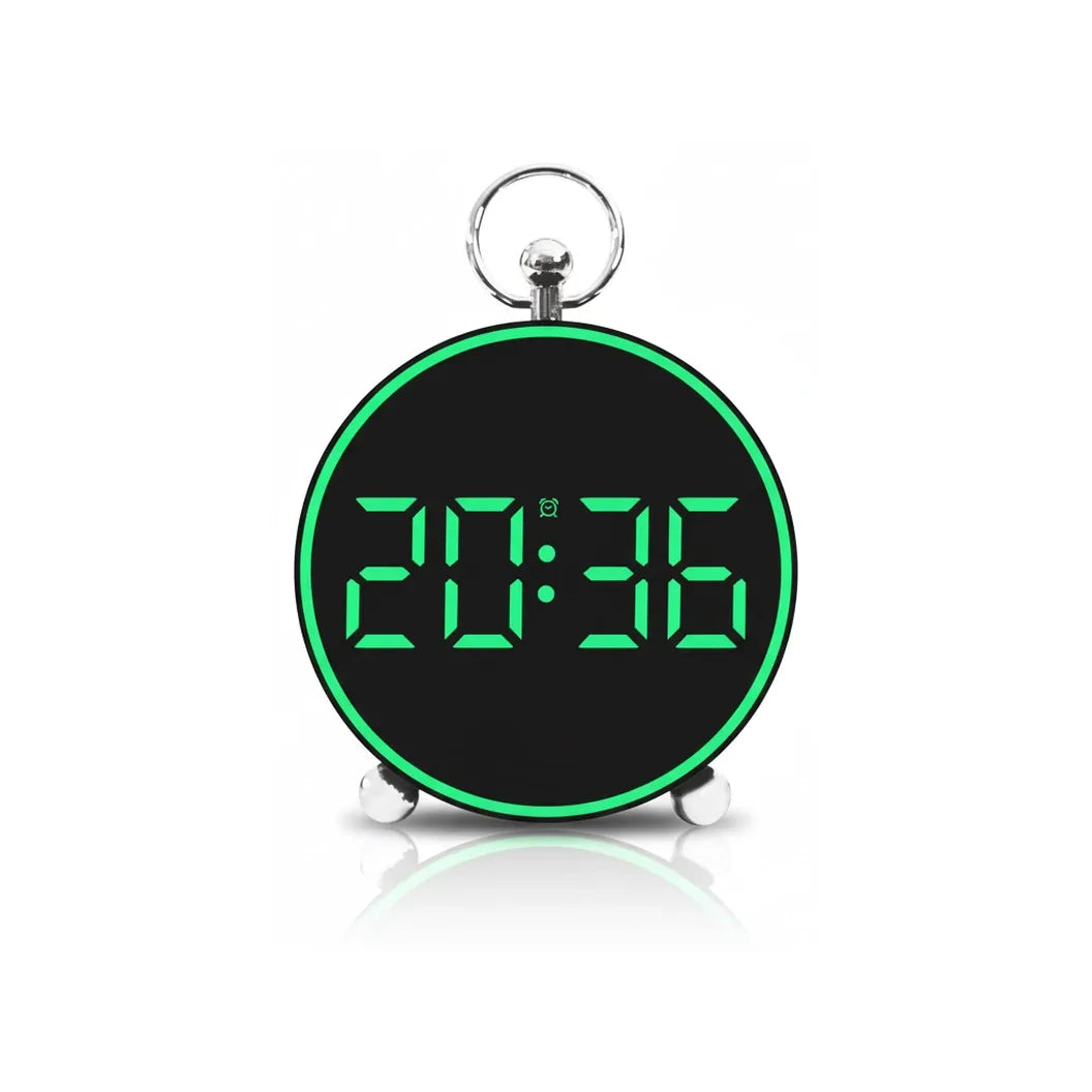 Réveil Digital avec Température en Métal