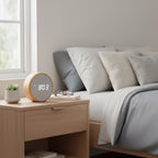 Réveil Digital Bois Led Élégant