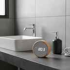 Réveil Digital Bois Led Élégant