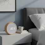 Réveil Digital Bois Led Élégant