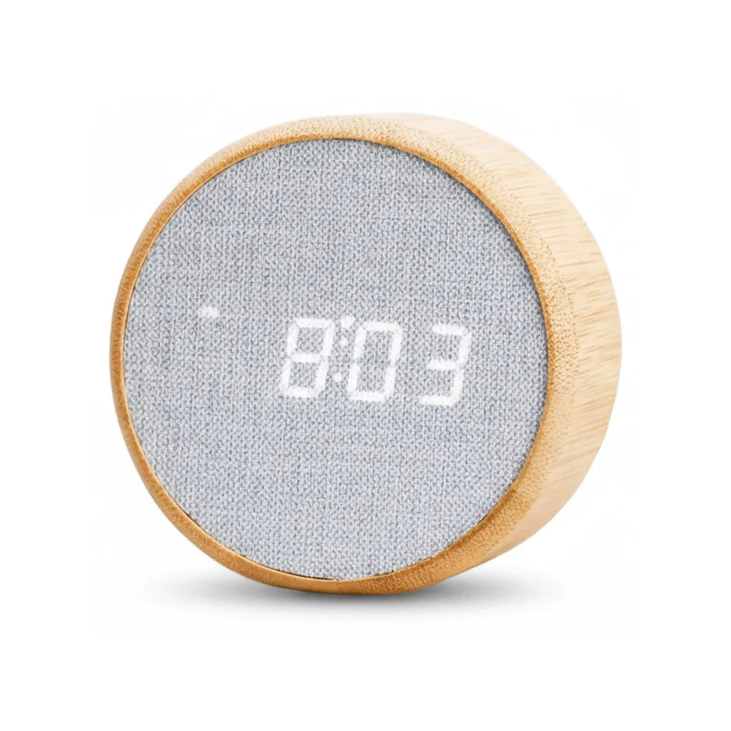 Réveil Digital Bois Led Élégant