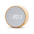 Réveil Digital Bois Led Élégant