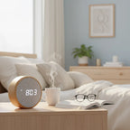 Réveil Digital Bois Led Élégant