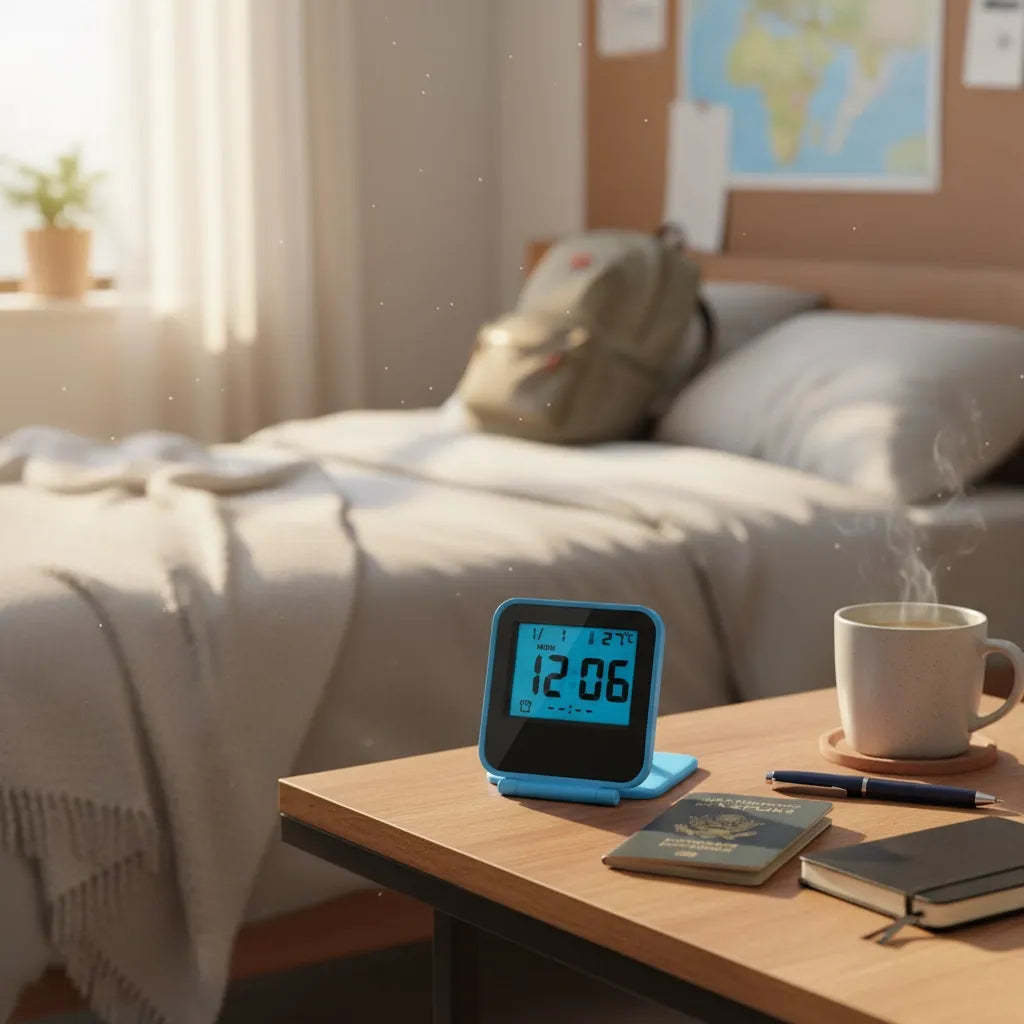 Réveil Digital de Voyage Pratique