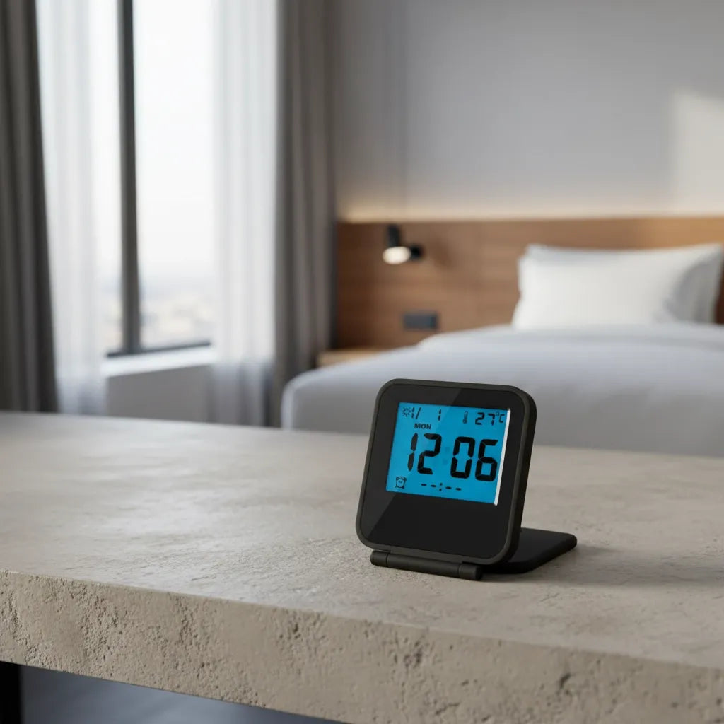 Réveil Digital de Voyage Pratique