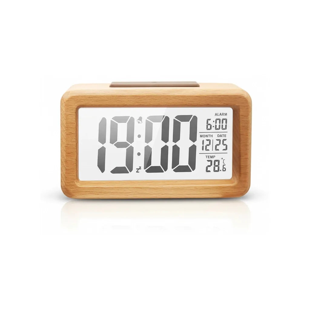 Réveil Digital en Bois