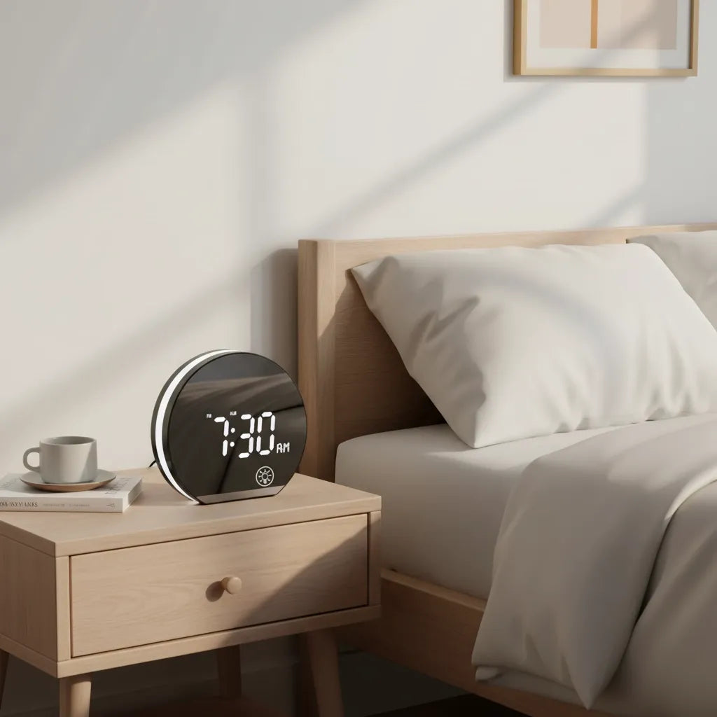 Réveil Digital Grands Chiffres Pratique