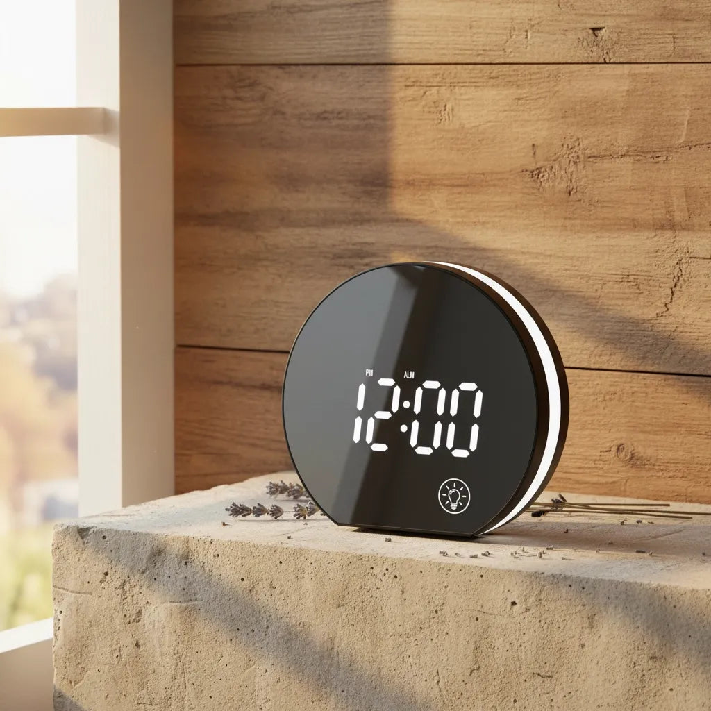 Réveil Digital Grands Chiffres Pratique